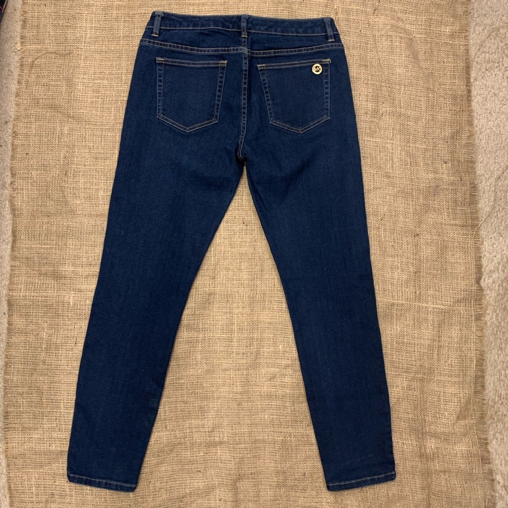 Michael Kors womens skinny stretch denim Blue Jeans